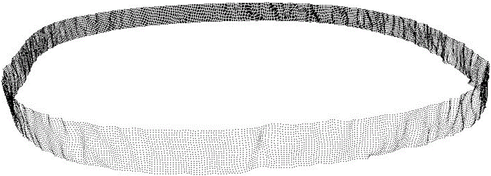 Trunk surface model-based trunk volume obtaining method