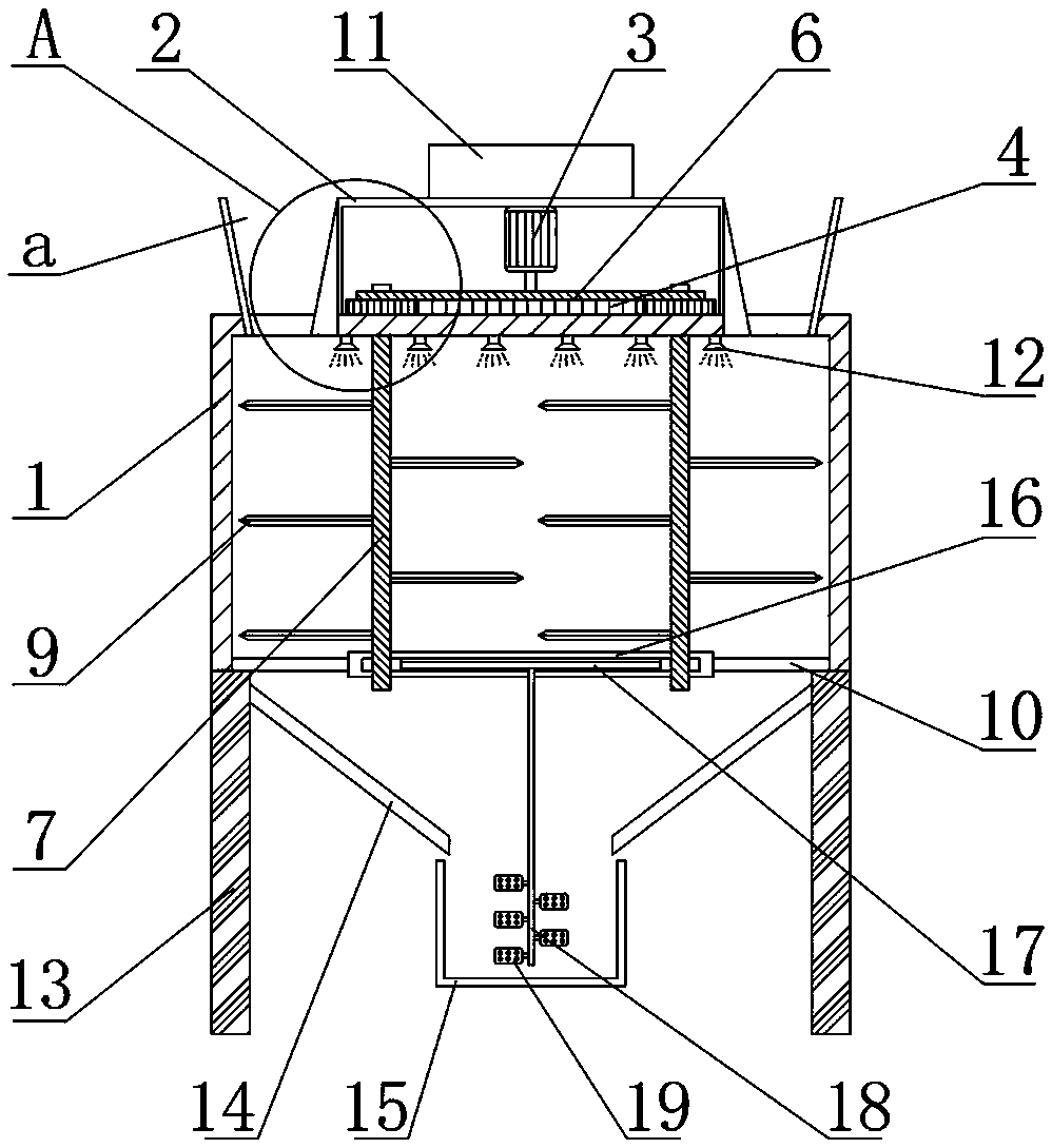 Pig feed cutting device