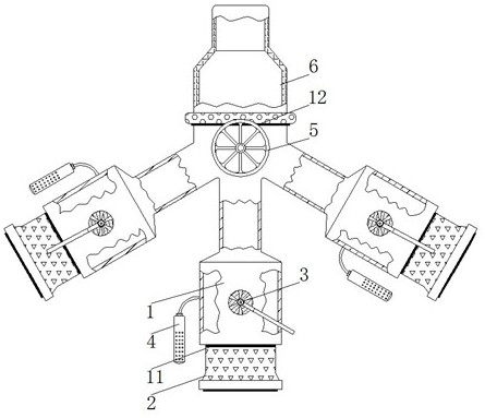 Fire-fighting foam gun capable of realizing mixed flow control