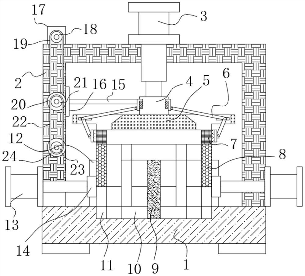 Outer rotor brushless motor magnetic steel bonding tool and bonding method thereof