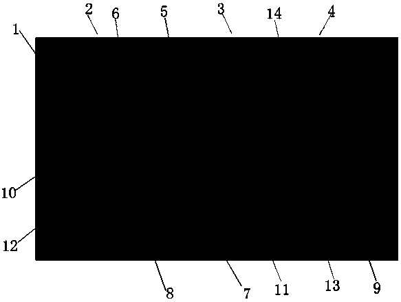 Patterned tire with high drainage capacity