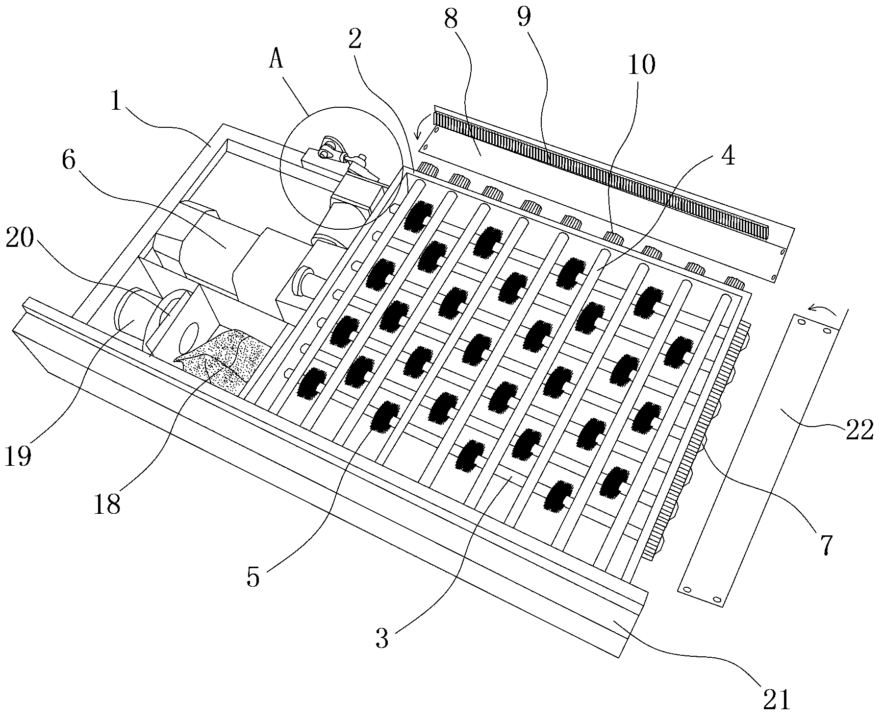 Automatic sole-cleaning machine