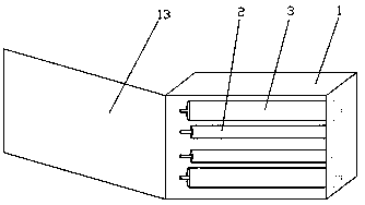 An electrostatic dust removal device for printing machinery