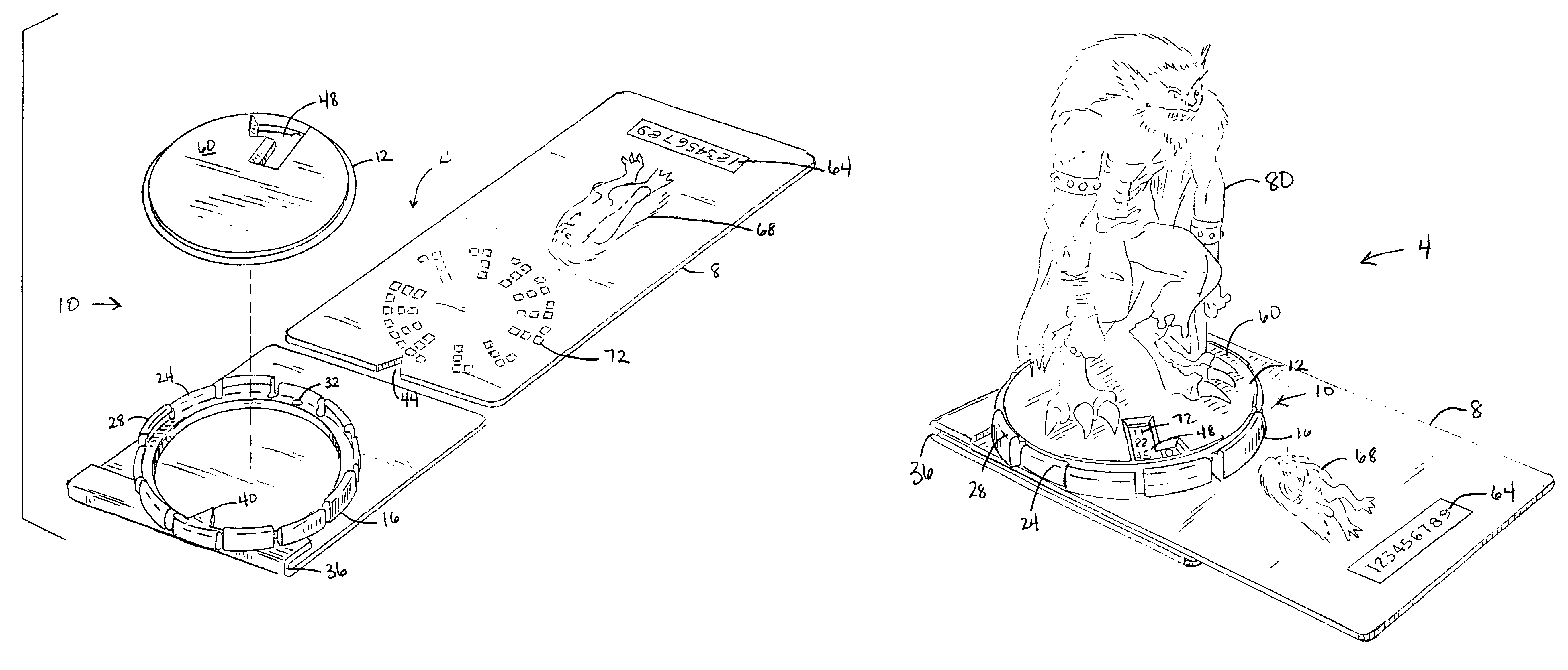 Game piece and method of playing a game and supplying the game piece