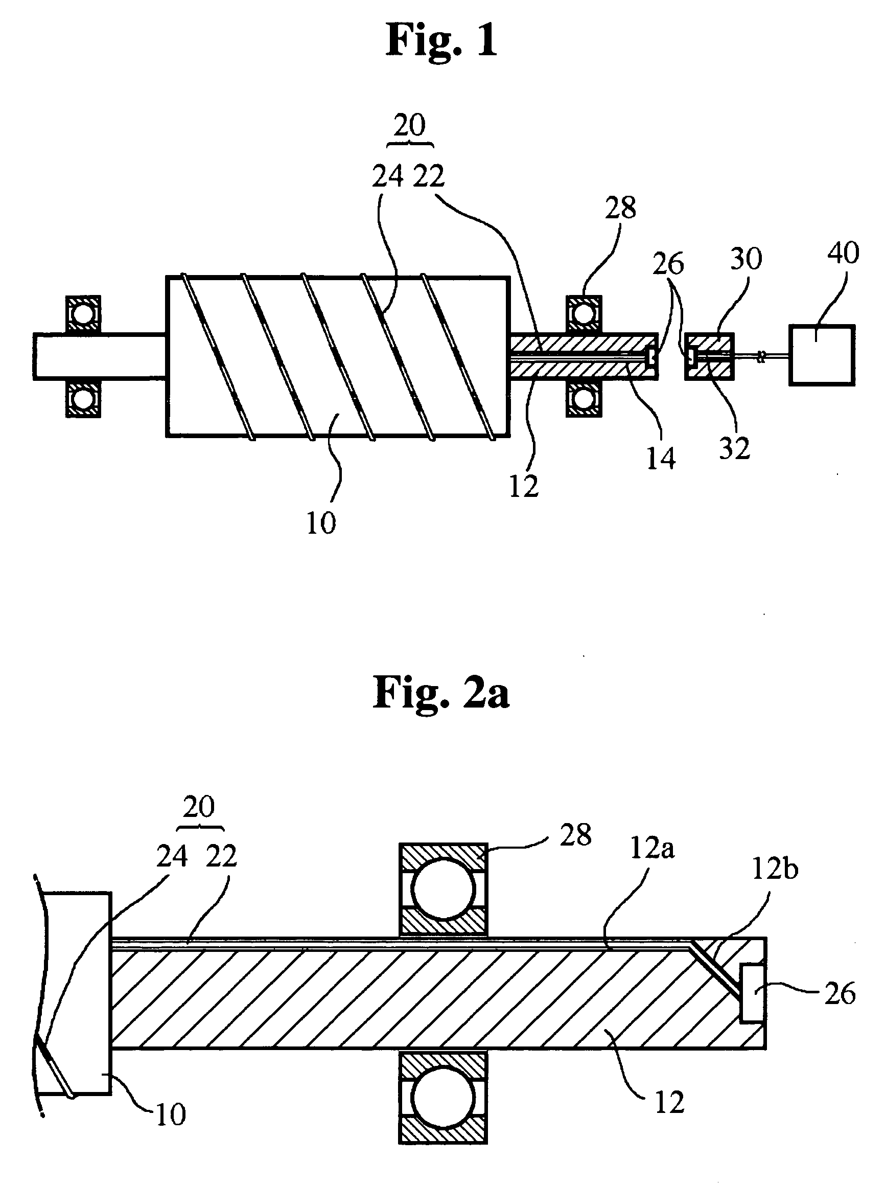 Monitoring device for rotating body