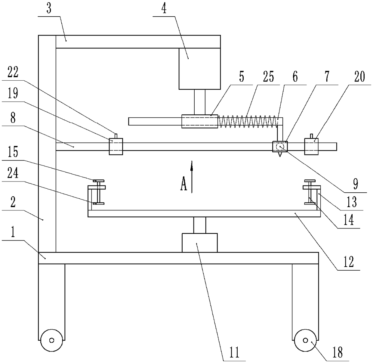 Wood board cutting device