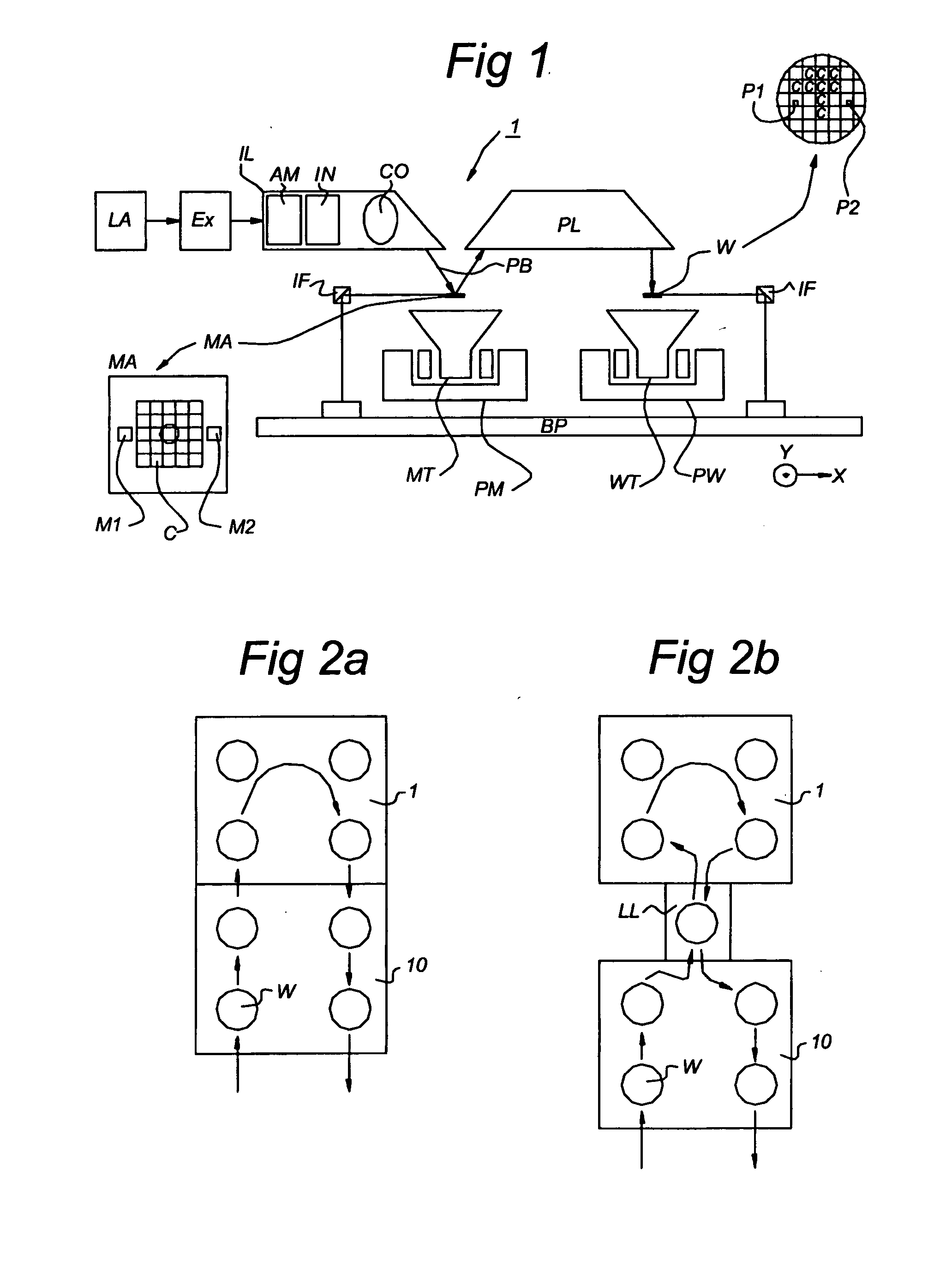 Interface unit, lithographic projection apparatus comprising such an interface unit and a device manufacturing method