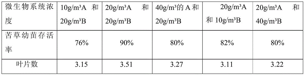 Method of adding microorganisms for promoting growth of common andrographis herbs