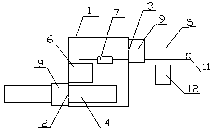 Automobile yoke examination mute chamber