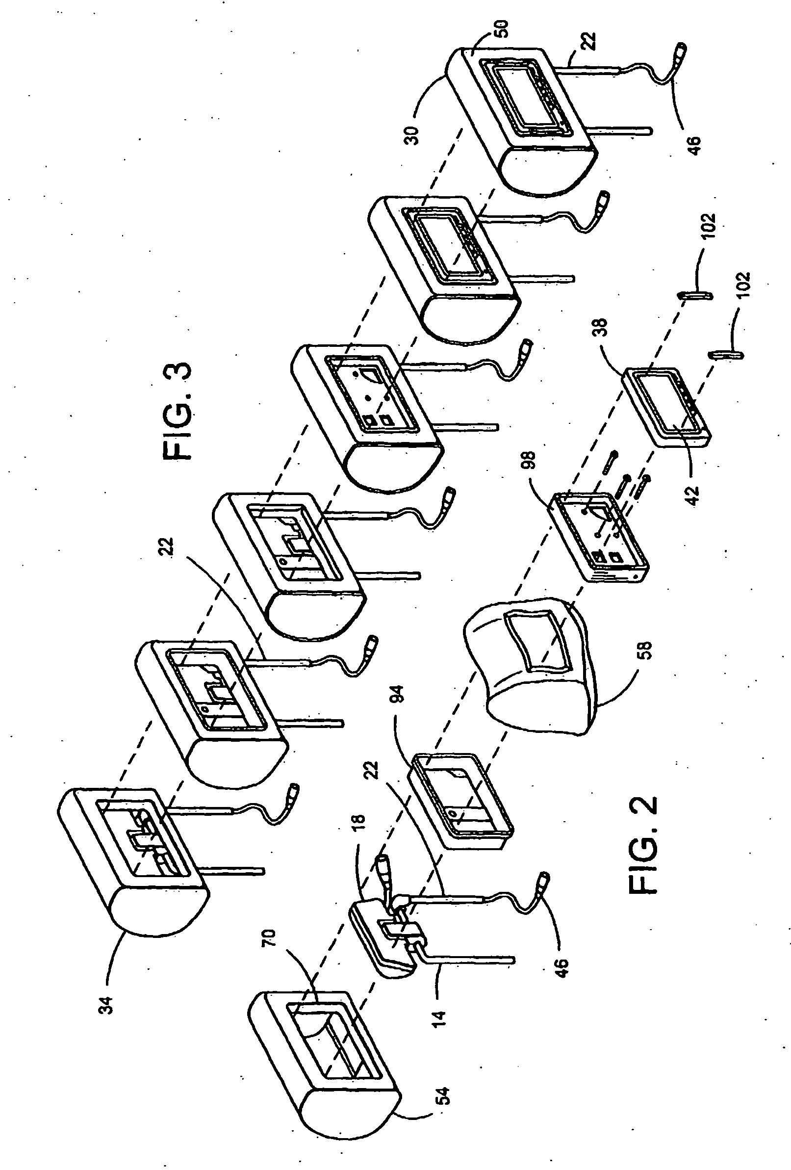 Headrest mounted video display