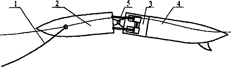 Fishlike raft-type liquid-metal magnetohydrodynamic wave energy direct power generating device