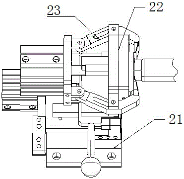 Positioning protection device for machining automobile muffler