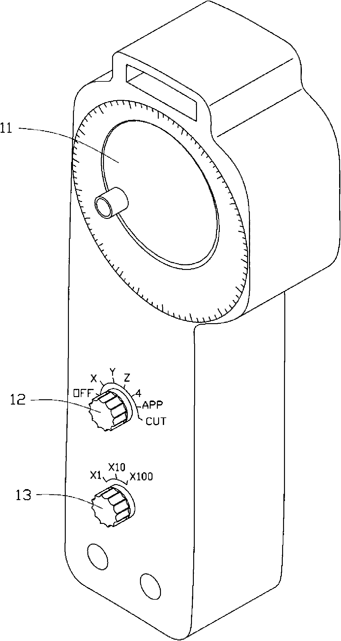 Hand-operated wheel