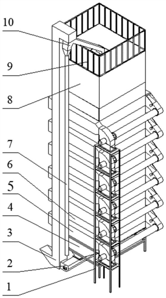 A grain circulation dryer based on graphene far-infrared heating and its drying method