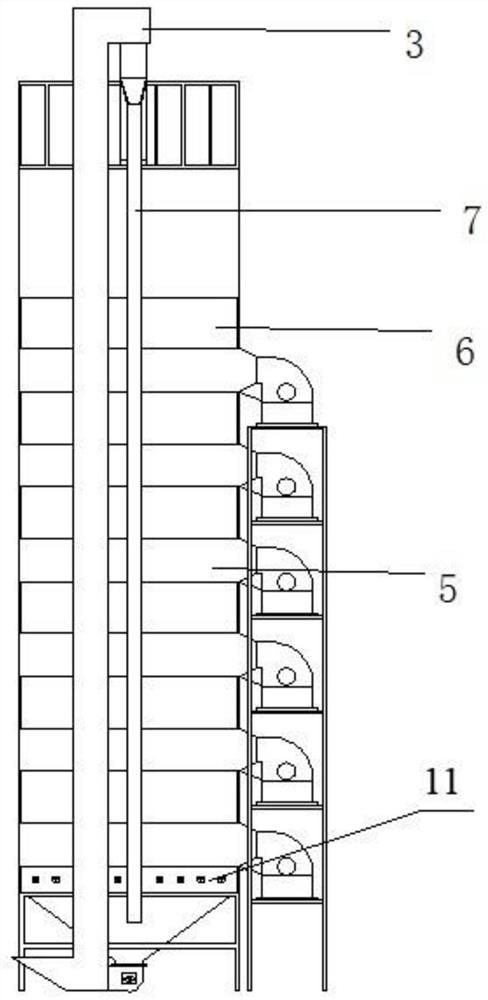 A grain circulation dryer based on graphene far-infrared heating and its drying method