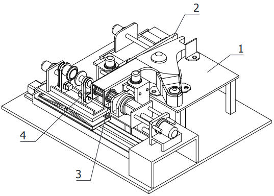 Automatic deburring and edge grinding equipment for rubber sleeve mounting hole of automobile lower swing arm