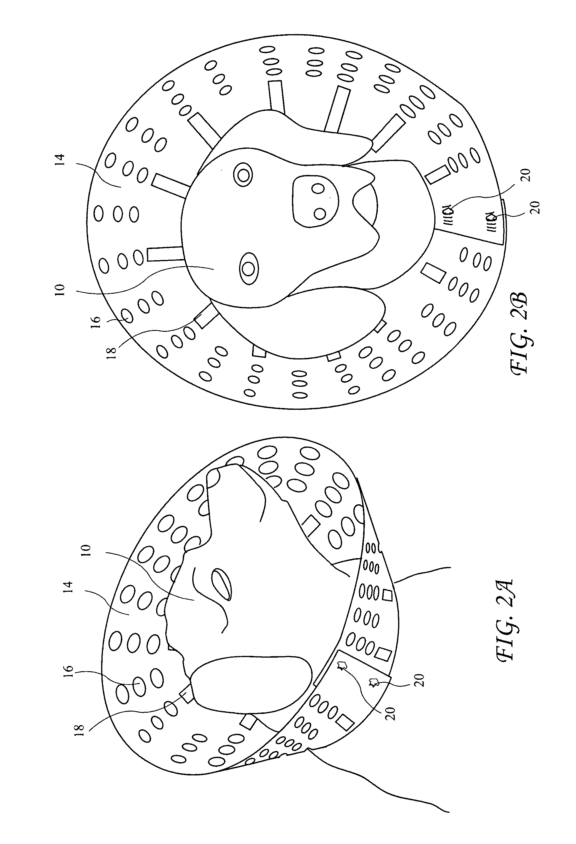 Vision cone collar