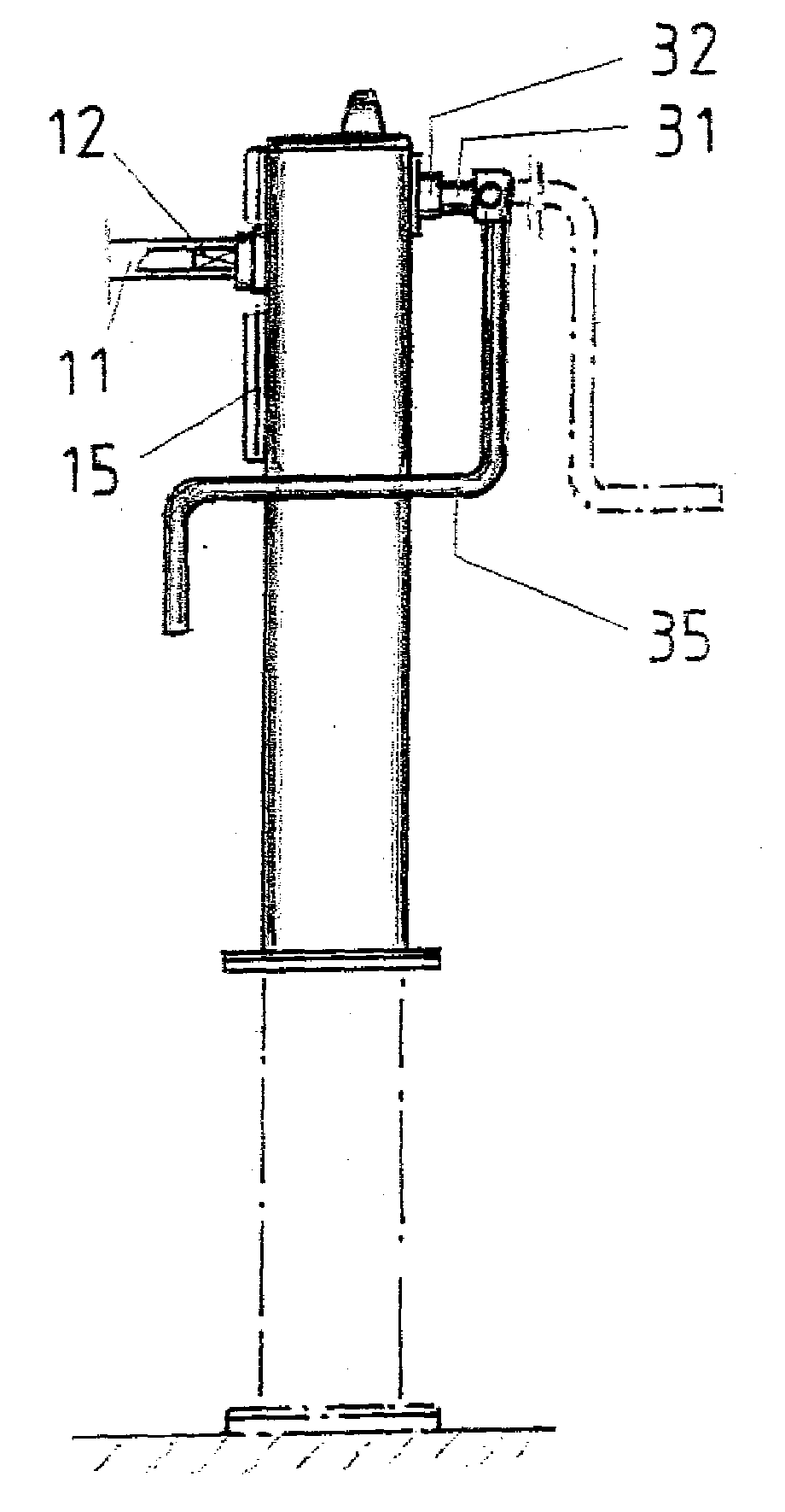 Height-adjustable support for semitrailers or the like