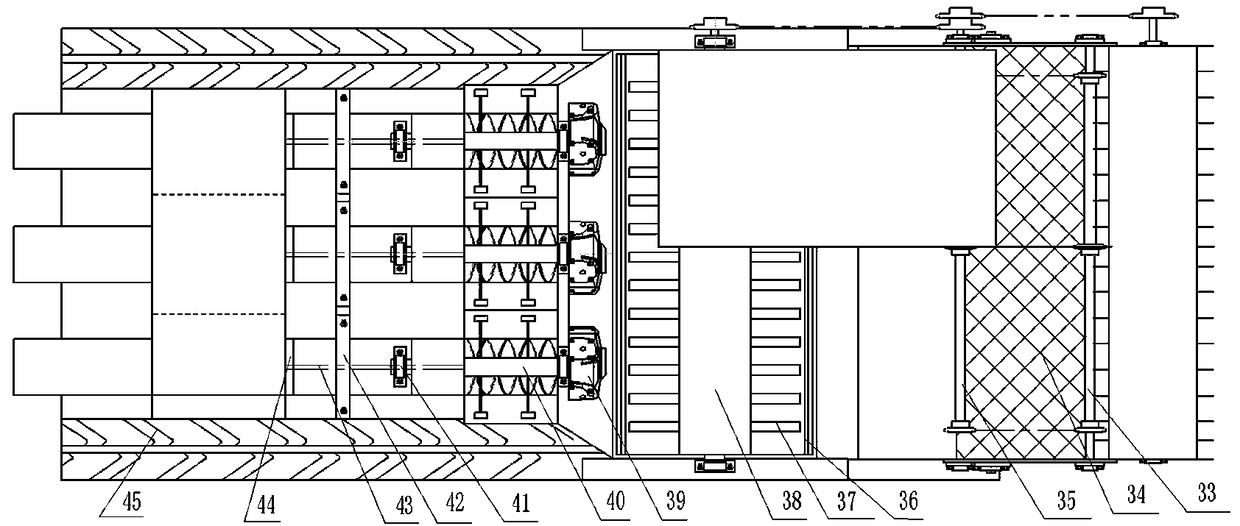 Self-propelled straw steam explosion extrusion cracking direct returning machine and returning method