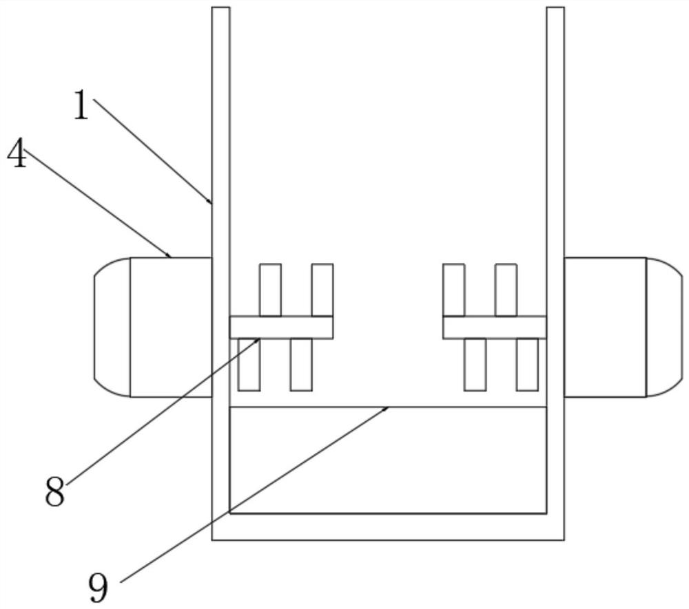 Centralized filtering device for resident domestic sewage treatment