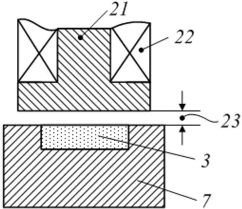 Wedge-shaped automobile brake device based on proportional electromagnet driving