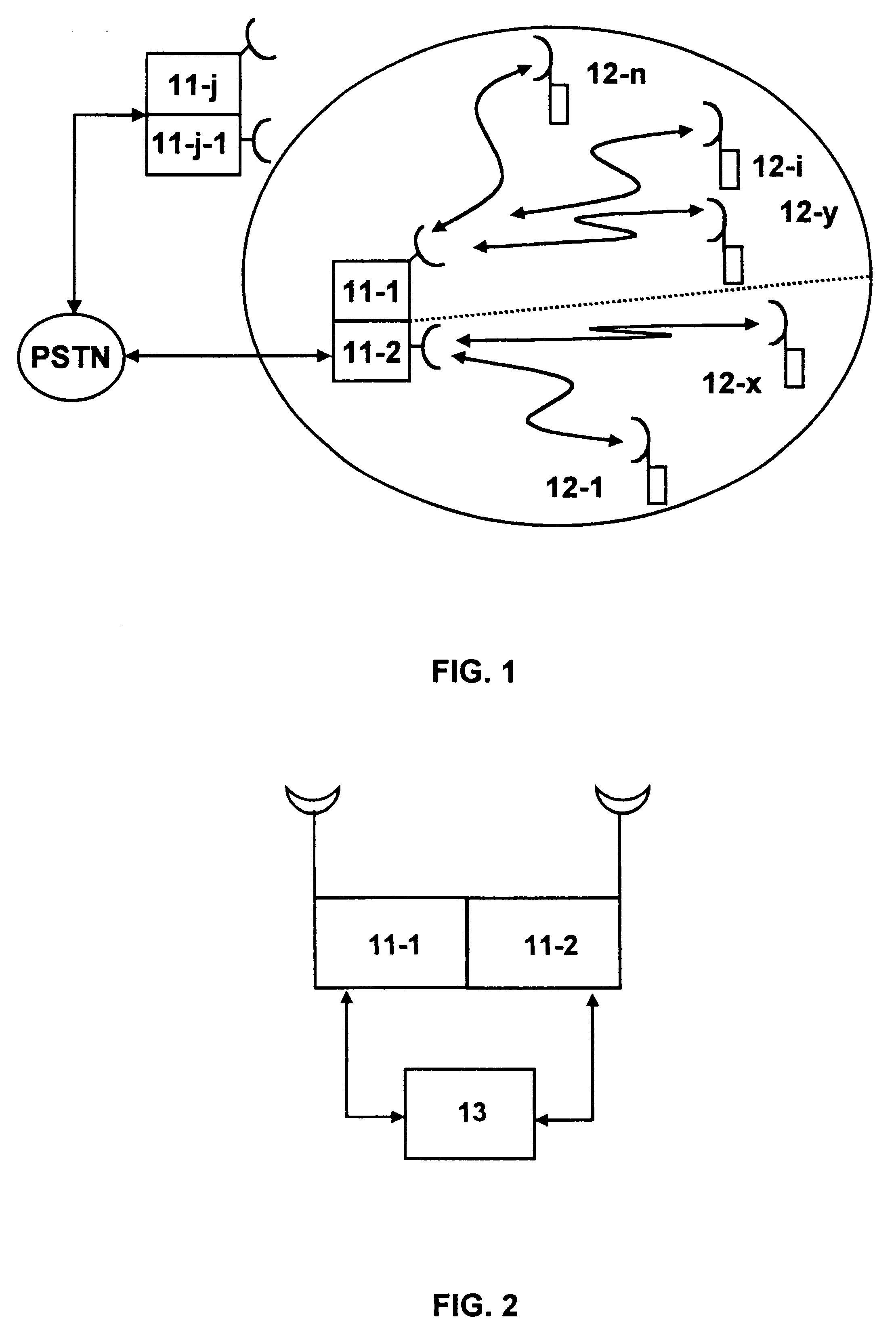 System for transmitting asymmetric data in a radiocommunications system