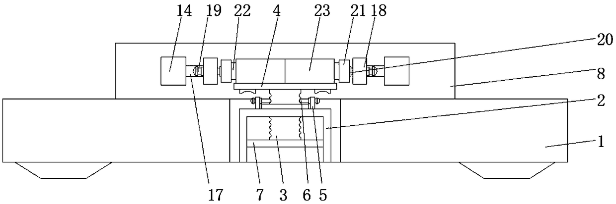 Welding device for water turbine volutes and using method of welding device