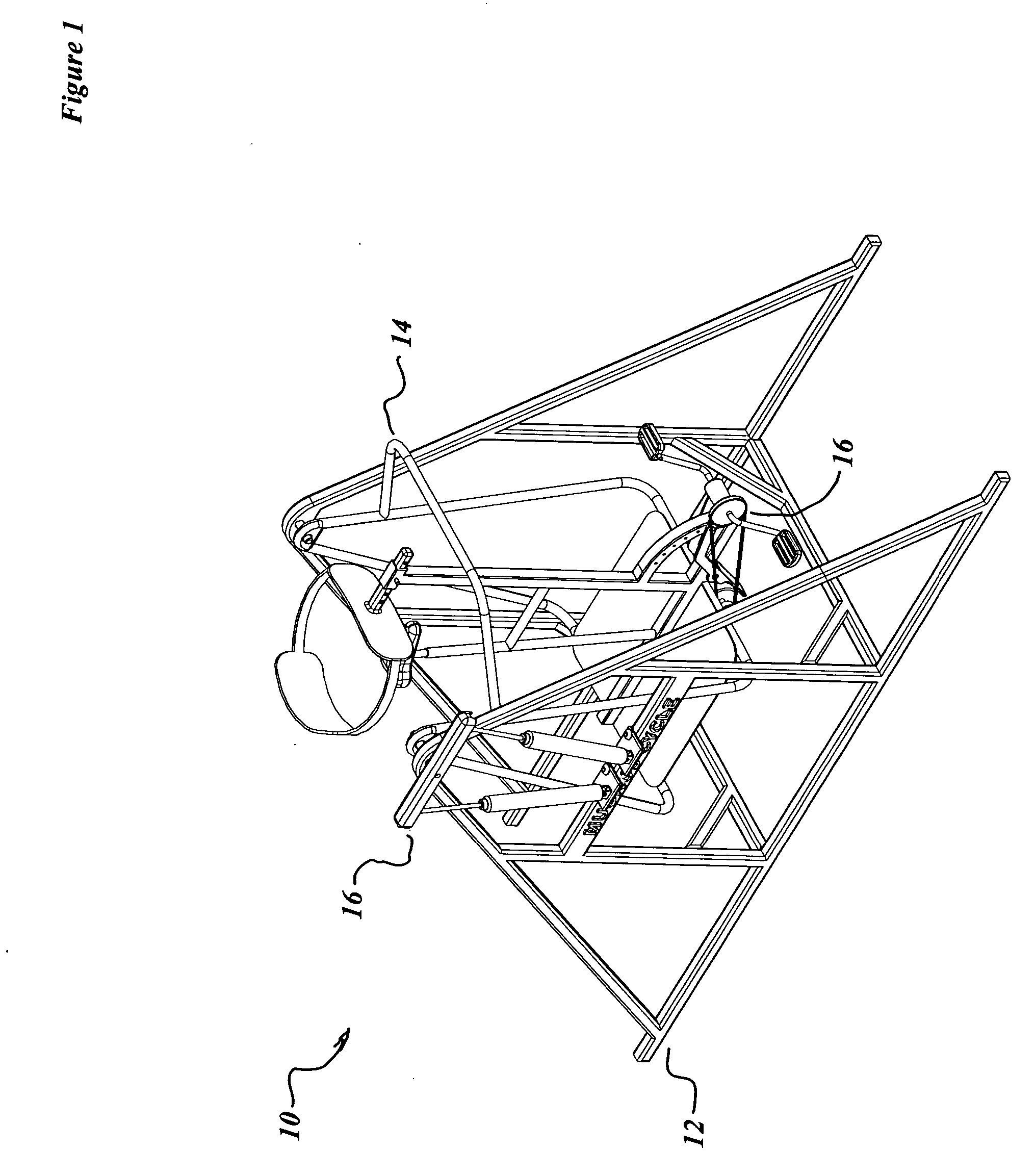 Oscillating exercise machine