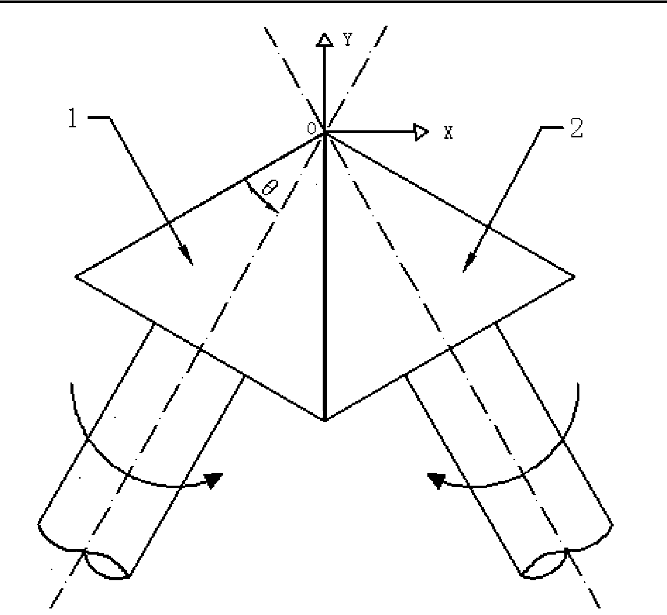 Equal-thickness in-plane continuous plate strip bending method