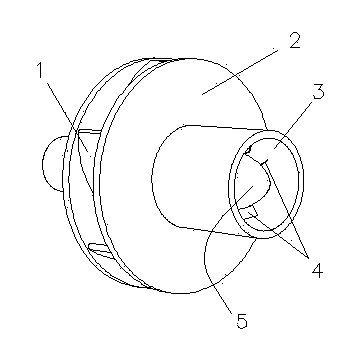 Energy-saving combined impeller of water pump