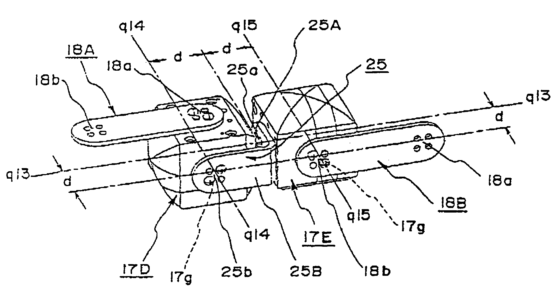 Unit set for robot