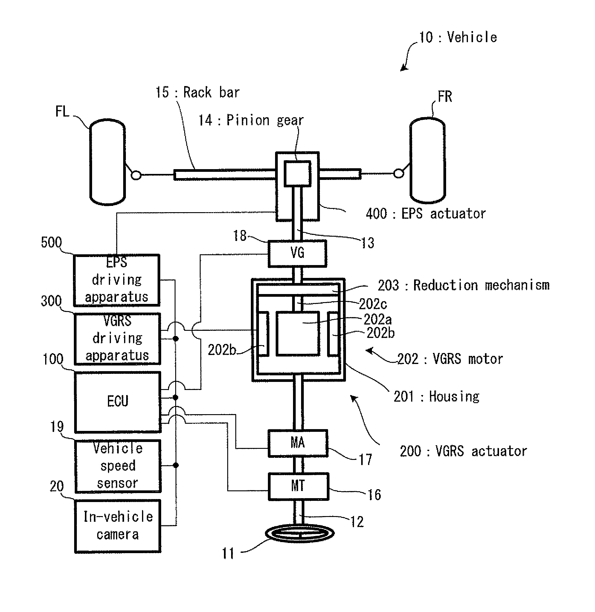 Driving support apparatus of vehicle