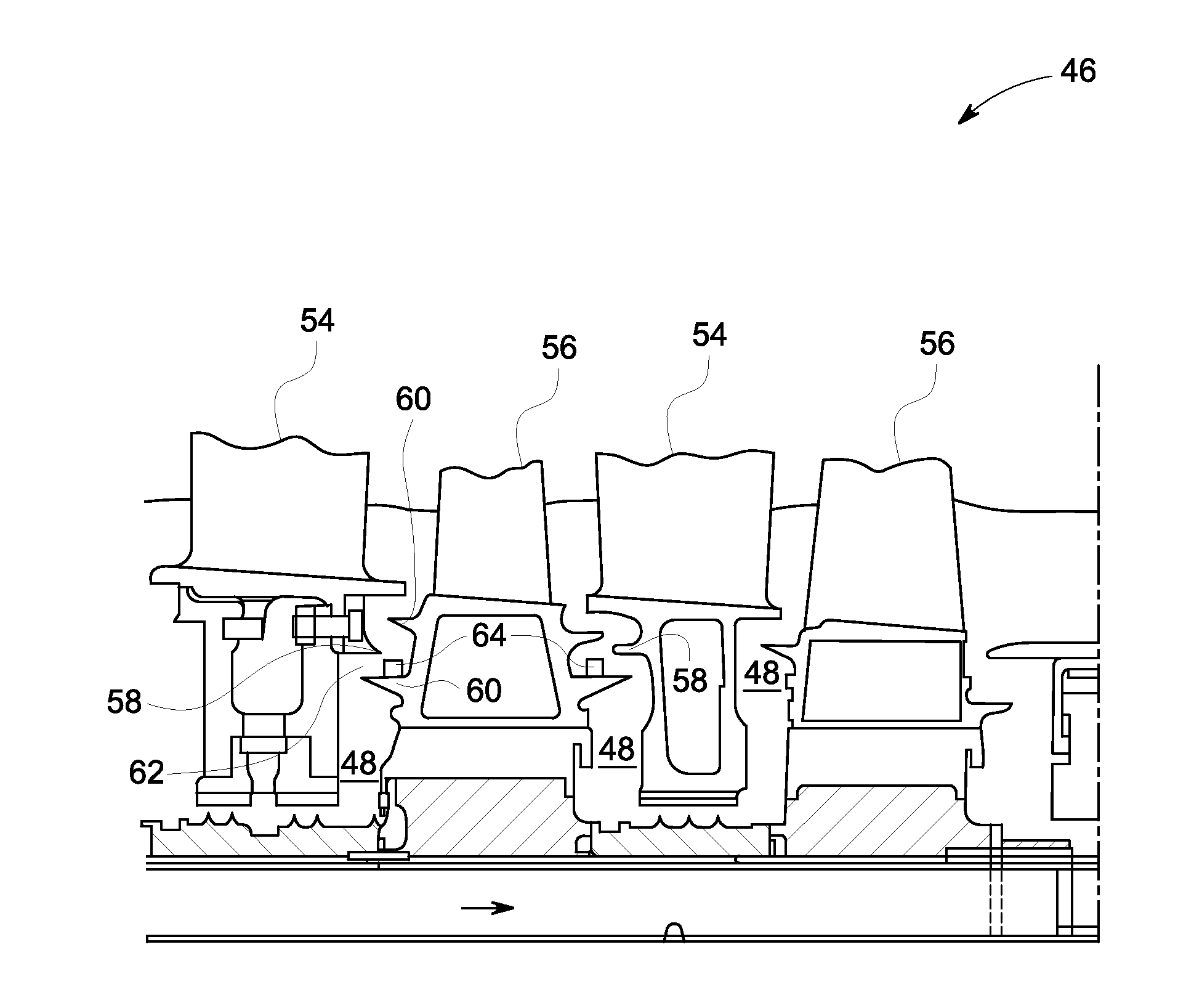 System and method to eliminate a hard rub and optimize a purge flow in a gas turbine