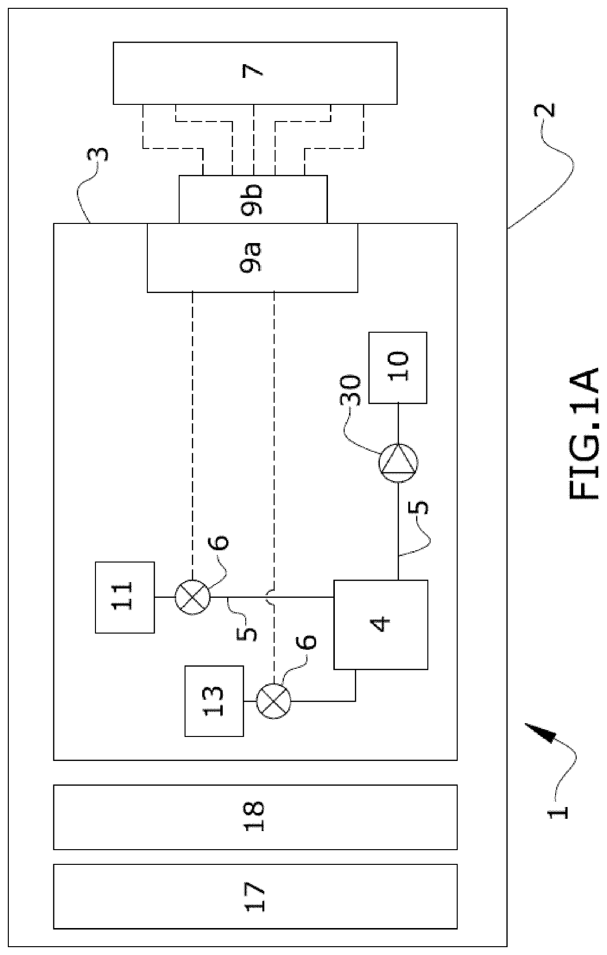 Disposable cartridge cooperating with a platform in a flexible system for handling and/or manipulating fluids