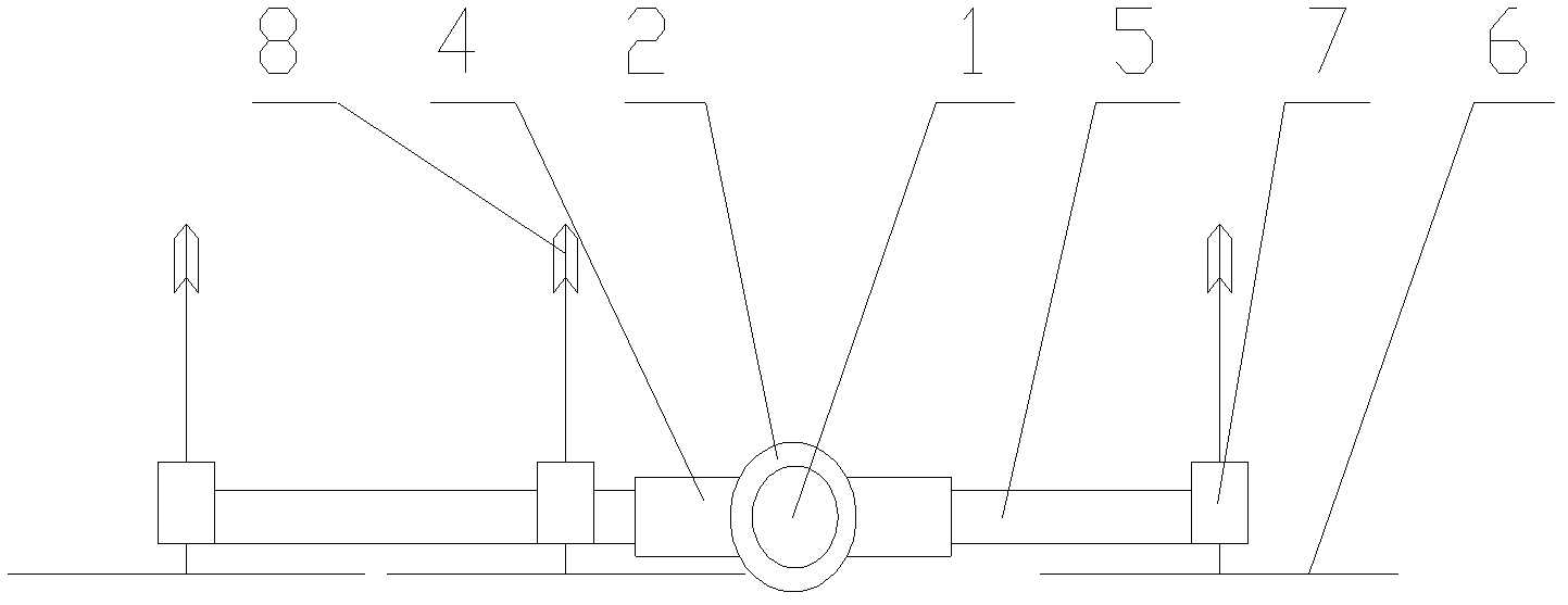 Multi-rotor wind generating system capable of automatically facing wind