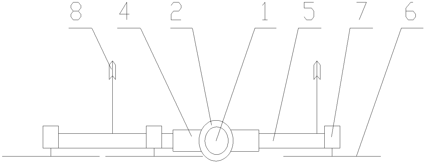 Multi-rotor wind generating system capable of automatically facing wind