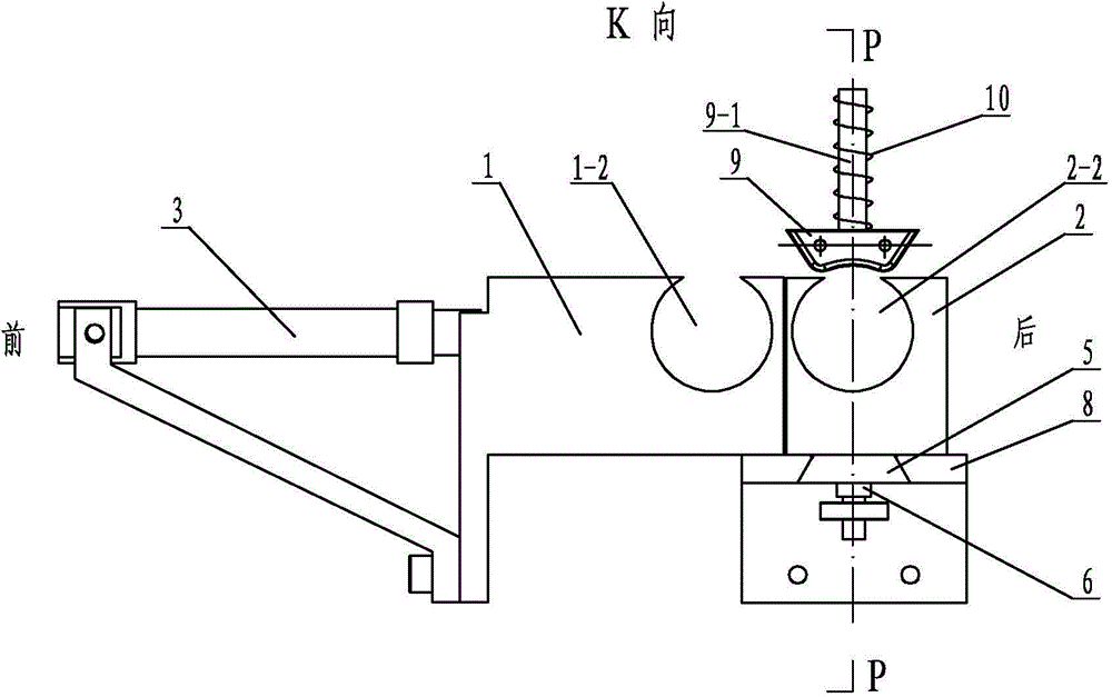 Loading part on outer ring measurement device of automatic ball bearing assembling machine