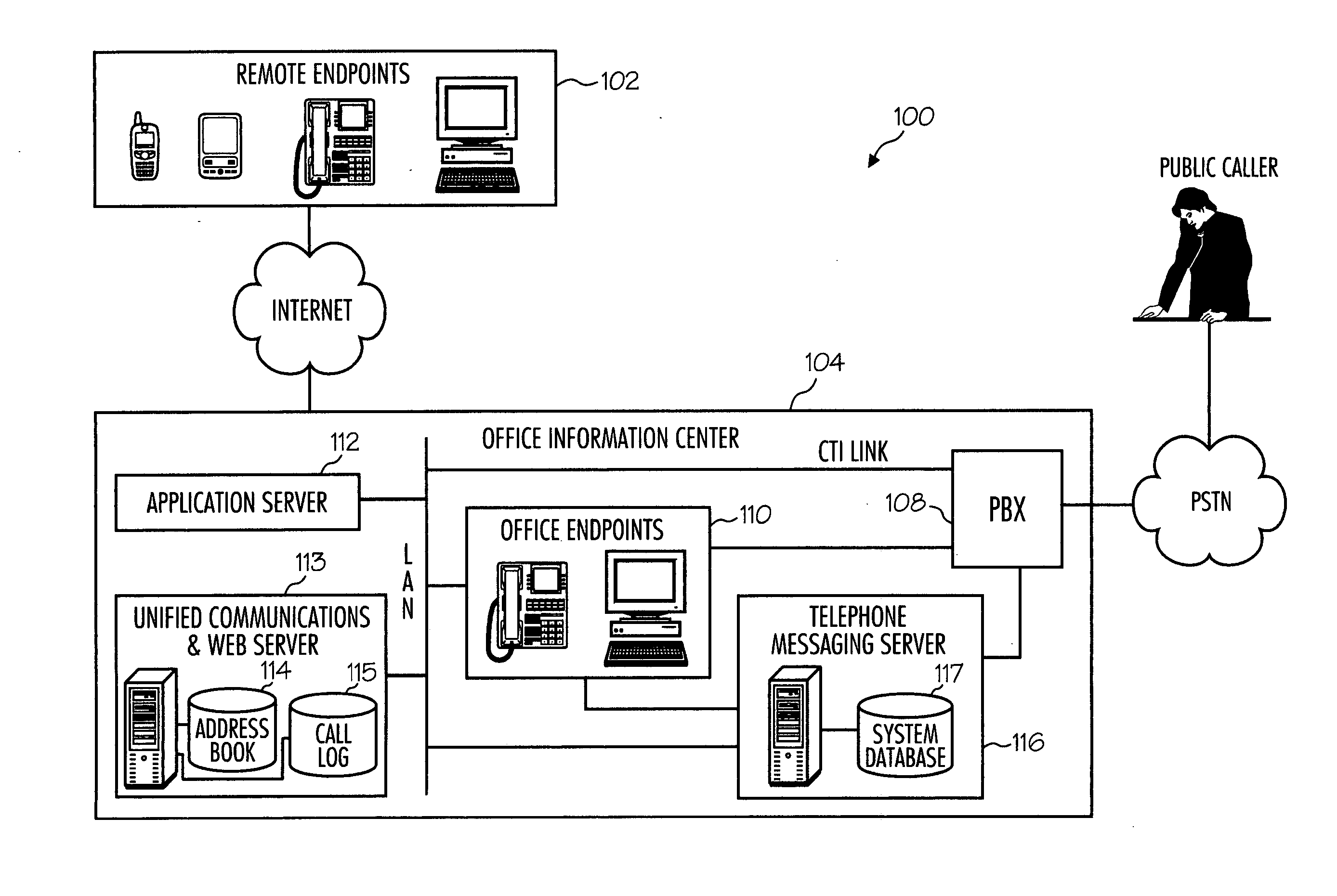 System and method for real-time call log status