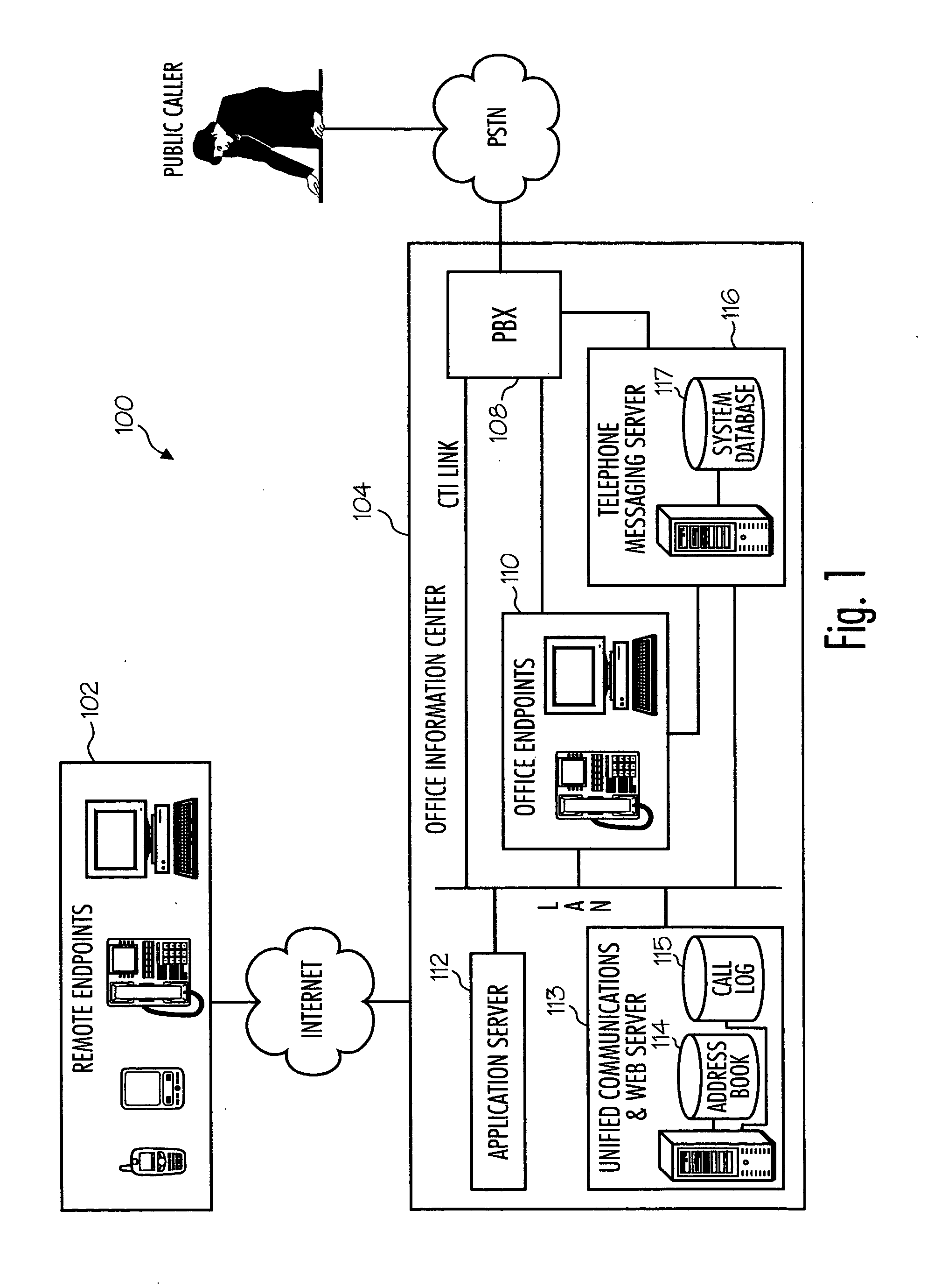 System and method for real-time call log status