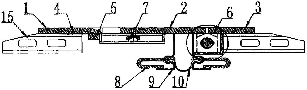 Three-dimensional multi-directional displacement comb tooth telescopic device