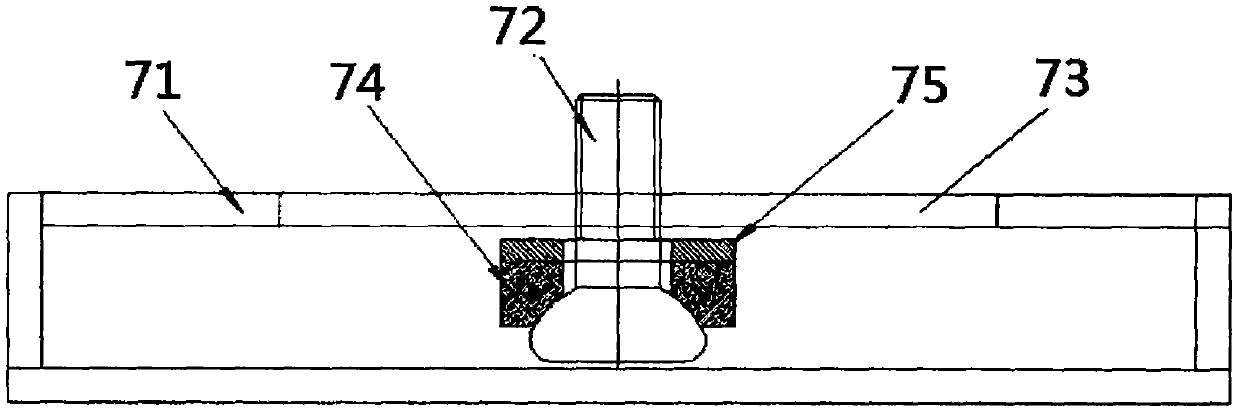 Three-dimensional multi-directional displacement comb tooth telescopic device