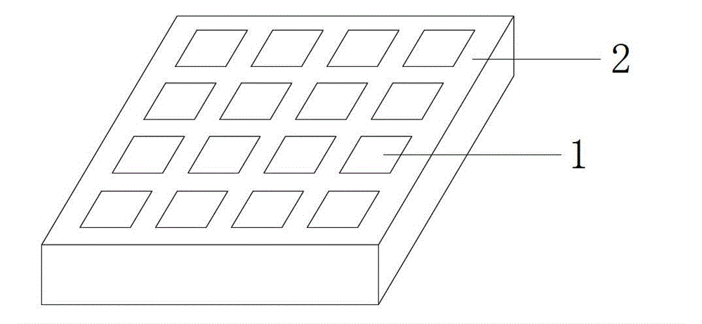 Bridge shadow type bituminous pavement energy gathering device