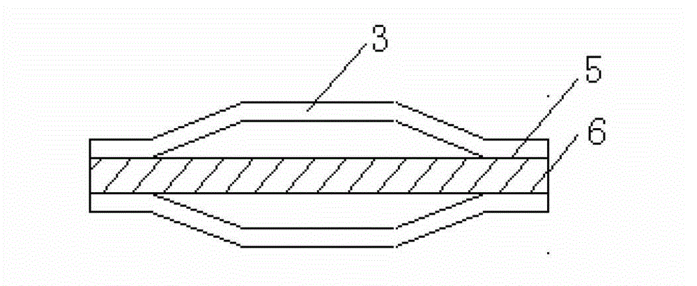 Bridge shadow type bituminous pavement energy gathering device