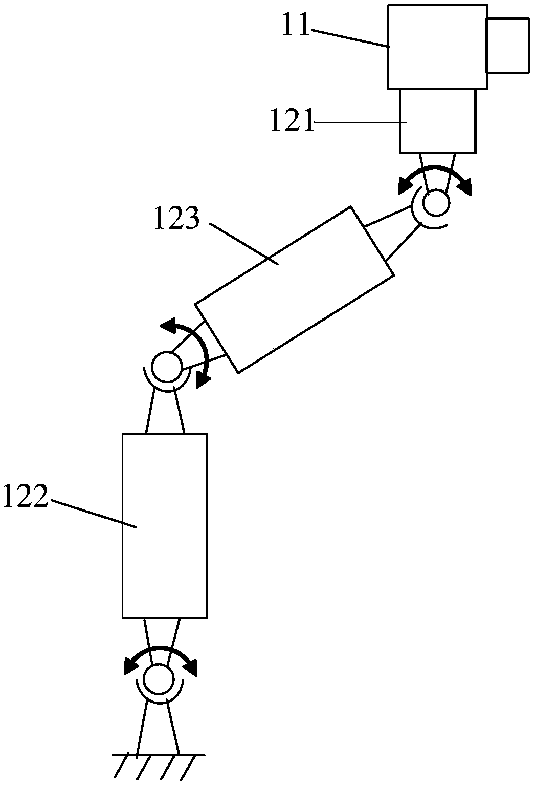 Automatic charging device and automatic charging system with concealed arrangement of lines