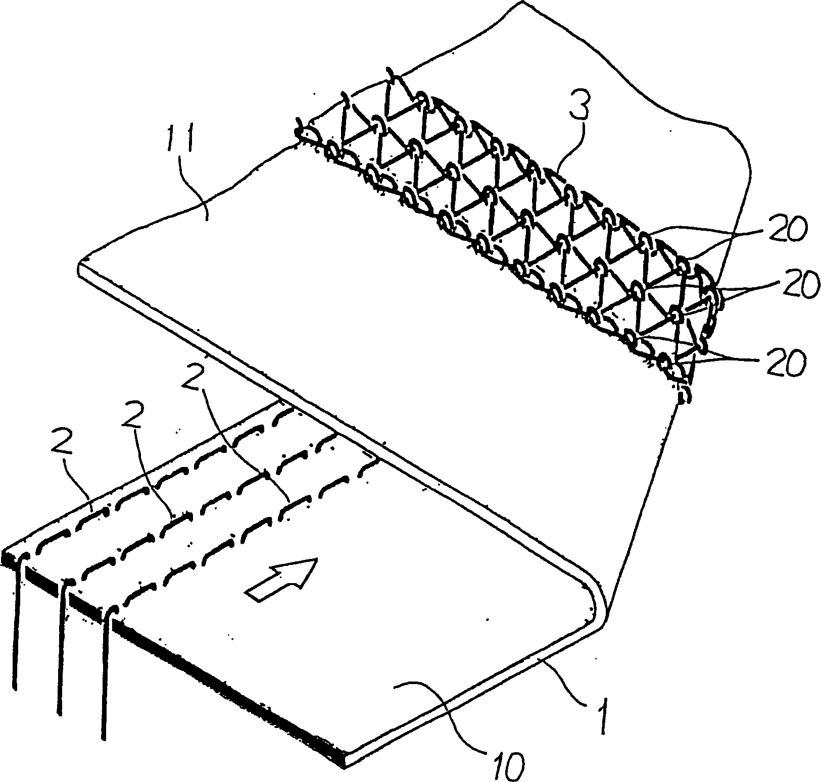 Stitching structure