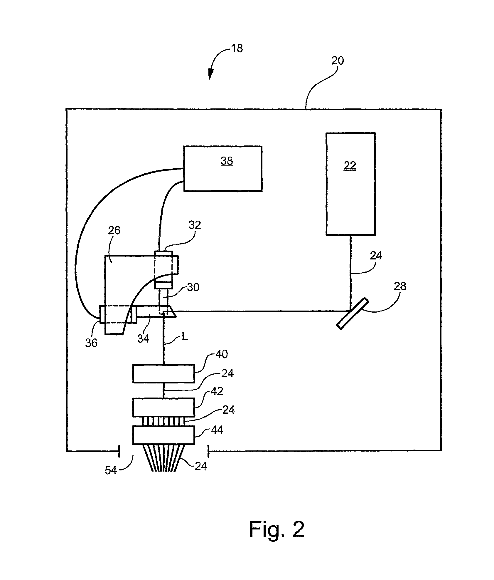 Laser particle projection system