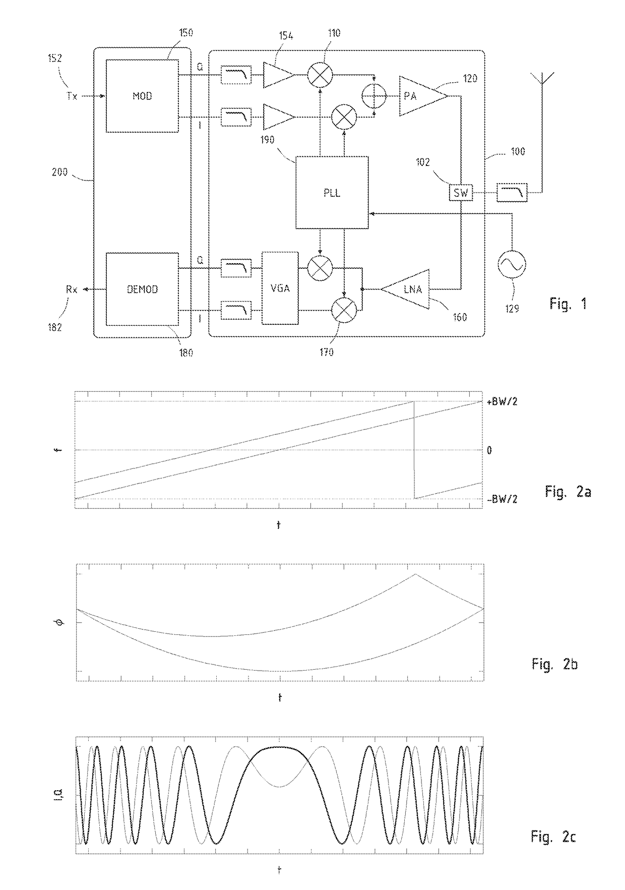 Low complexity, low power and long range radio receiver