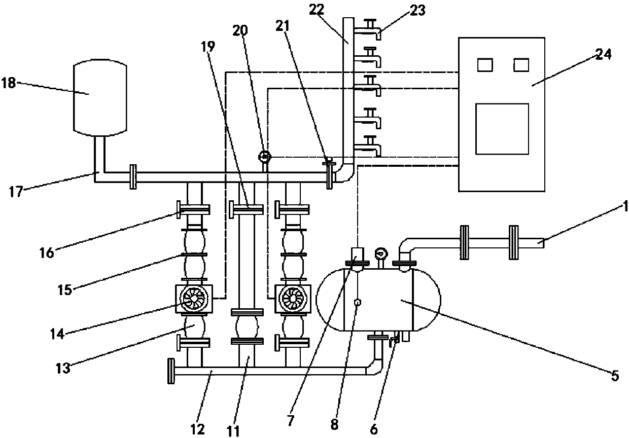 Tap water flow control system