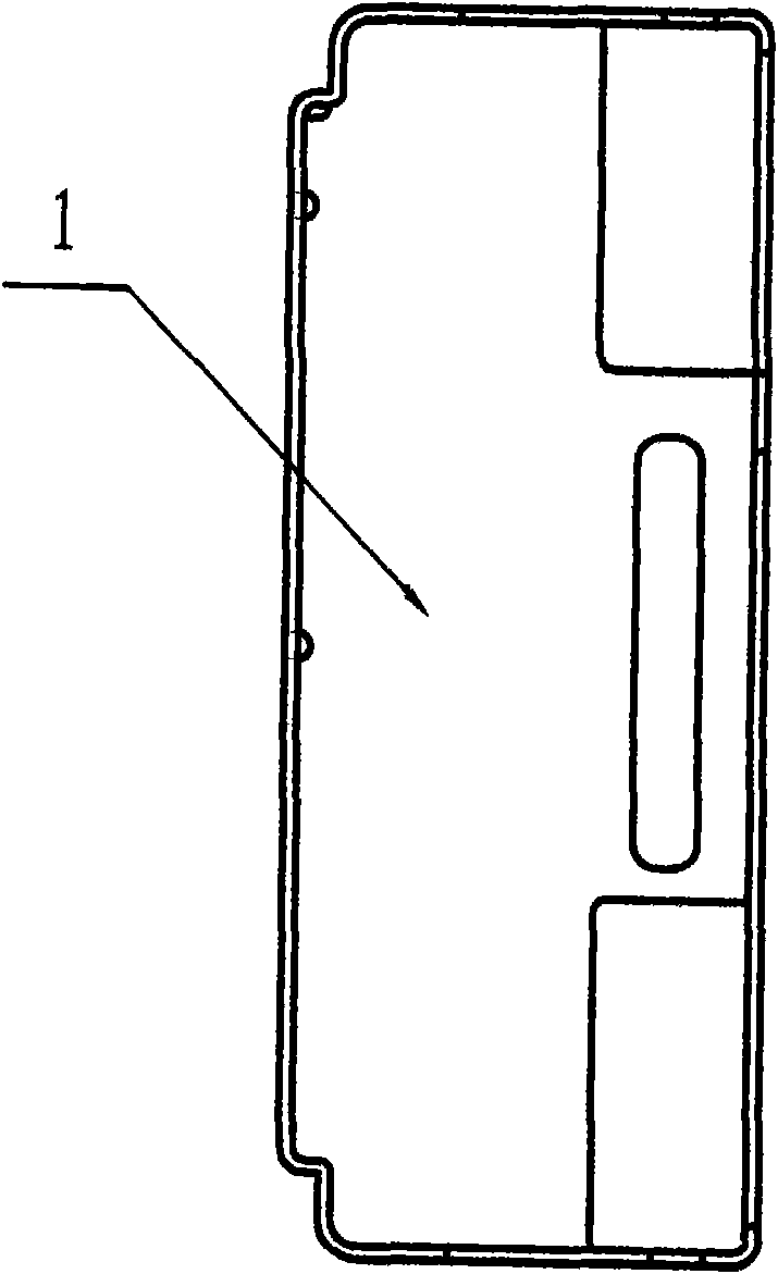 Extrusion-resisting type housing of intelligent plastic housing controller