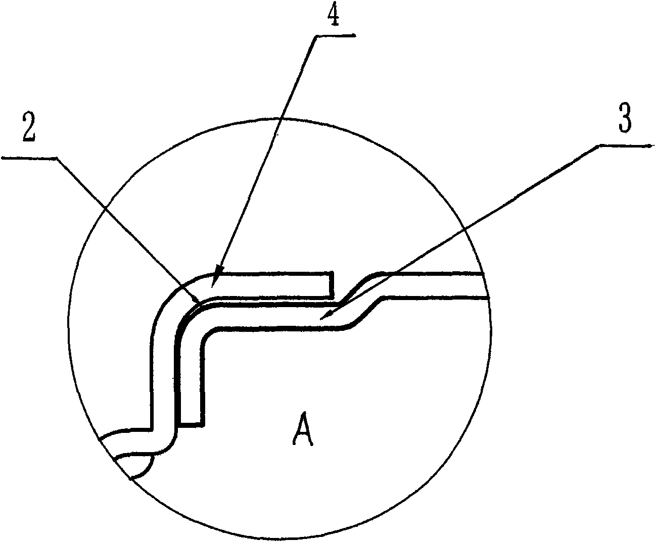 Extrusion-resisting type housing of intelligent plastic housing controller